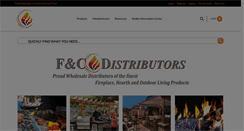 Desktop Screenshot of fandcdistributors.com